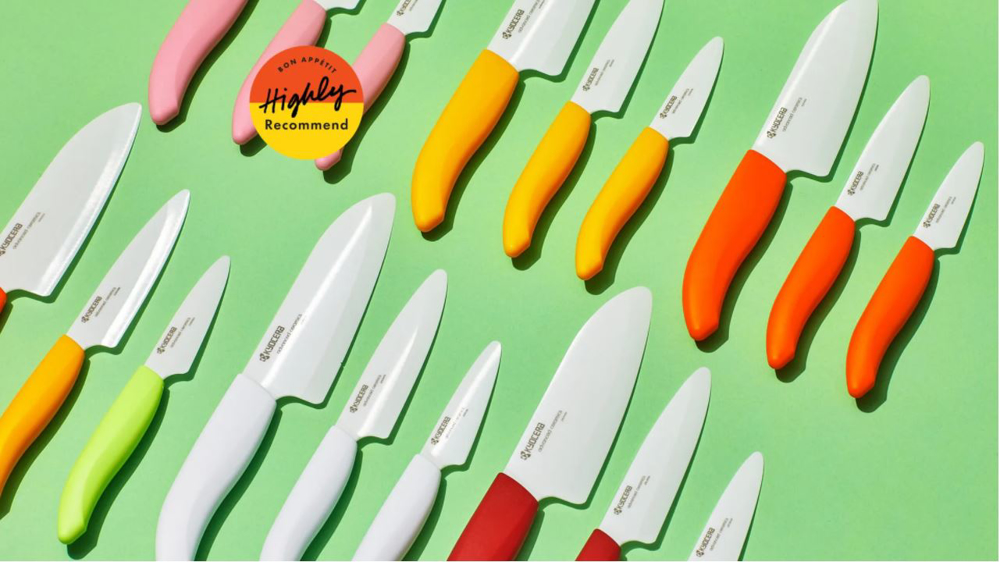 Bon Appetit Highly Recommended Kyocera 3 piece knife sets