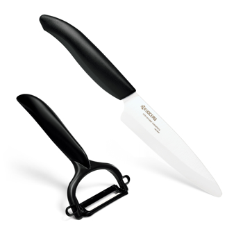 Picture of 4.5" Ceramic Utility and Y Peeler Set - Black
