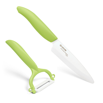 Picture of 4.5" Ceramic Utility and Y Peeler Set - Green