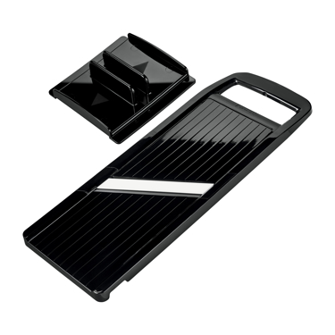 One Black Kyocera Soft Grip Kitchen Mandoline Slicer
