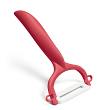 Pink Ceramic Blade Fruit and Vegetable Peeler