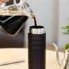 Picture of 17 oz Twist Top Ceramic Insulated Travel Mug -Jet Black