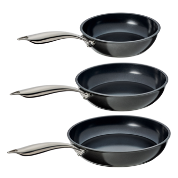 Picture of 8", 10" and 12" Ceramic Nonstick Fry Pans 3-Piece Set