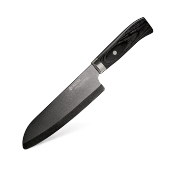 Picture of Limited 6" Chef's Santoku Knife - Hand-finished Blade with Hand-Crafted Riveted Wood Handle