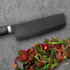 Picture of Limited 6" Nakiri Vegetable Cleaver - Hand-finished Blade with Hand-Crafted Riveted Wood Handle