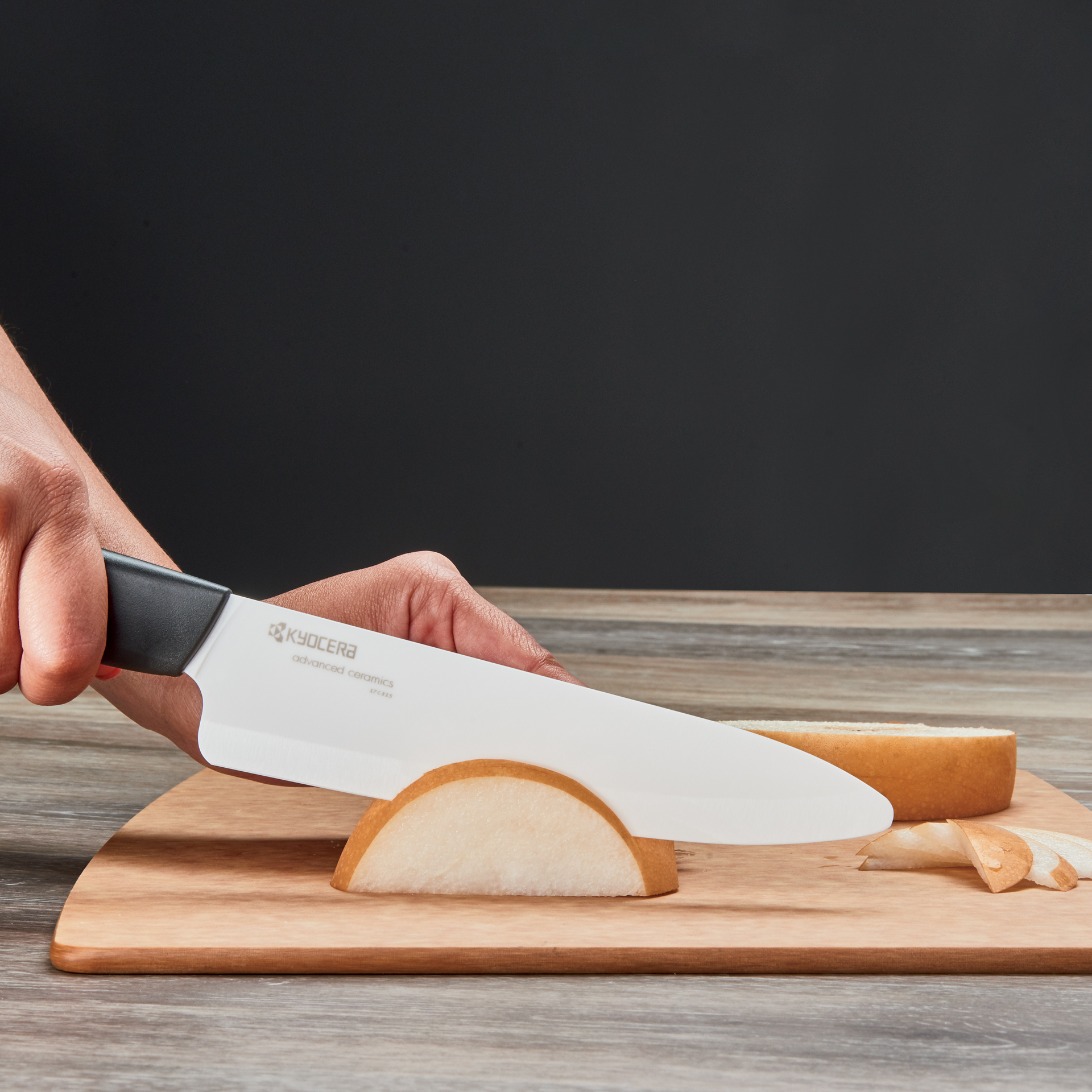 Kyocera 7-Inch White Ceramic Knife – Ultra Sharp Zirconia Blade, Ergonomic Handle