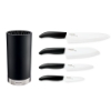 Picture of Revolution 5-PC Black Universal Block Set with 4 White Ceramic Knives (7", 5.5",4.5", 3")