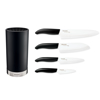 Picture of 5 Piece Black Universal Knife Block Set