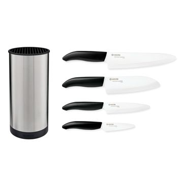 Picture of 5 Piece Stainless Steel Universal Knife Block Set