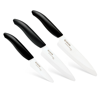 Picture of Revolution 3 Piece Ceramic Knife Set - 5" Slicing, 4.5" Utility and 3" Paring