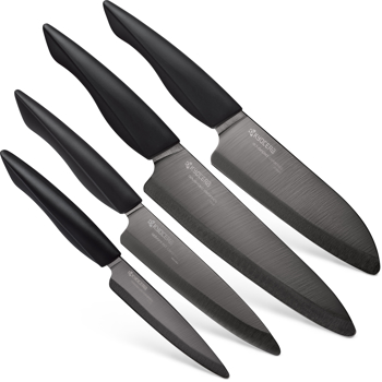 Kyocera ULINE - 3 Peace Red Advanced ceramic Revolution Series Knife Set  New