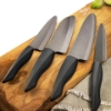 Picture of INNOVATIONblack® 5-PC Stainless Steel Block Set with 4 Ceramic Knives (7", 5.5",5", 4.5")
