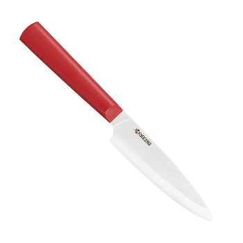 INNOVATIONwhite™ 4.5  Ceramic Utility Knife - White Z212 Blade with  Non-Slip Red Handle