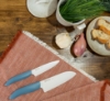 Picture of COMING SOON! Commemorative 2-Piece Ceramic Knife Set - Aegean Blue 5.5" Santoku and 4.5" Utility 