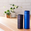 Picture of 17 oz Twist Top Ceramic Insulated Travel Mug -Matte Blue