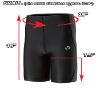 Picture of Compression Shorts Quarter Black -4 Sizes