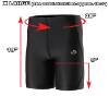 Picture of Compression Shorts Quarter Black -4 Sizes