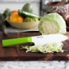 Picture of 3-Piece INNOVATIONwhite®  Green/White Ceramic Knife Set- 5.5" Santoku, 4.5" Utility and 3" Paring