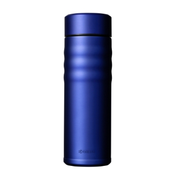Picture of 17 oz Twist Top Ceramic Insulated Travel Mug -Matte Blue