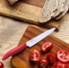 Picture of Revolution Ceramic 5" Micro Serrated Tomato Knife - Red/White Blade