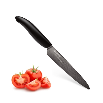 Picture of Revolution Ceramic 5" Micro Serrated Tomato Knife - Black