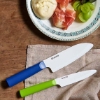 Picture of INNOVATIONwhite®  5.5" Ceramic Santoku Knife - White Z212 Blade with Non-Slip Blue Handle