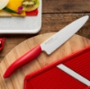 Picture of 5.5" Santoku , 4.5" Utility, 3" Paring - Red