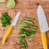 Picture of Revolution 2 Piece Ceramic Knife Set - Yellow/White 5.5" Santoku and 4.5" Utility