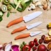 Picture of 5.5" Santoku , 4.5" Utility, 3" Paring - Orange