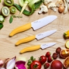 Picture of 5.5" Santoku , 4.5" Utility, 3" Paring - Yellow