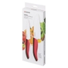 Picture of Revolution 2 Piece Ceramic Knife Set - Red/White 5.5" Santoku and 4.5" Utility