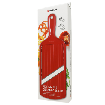 Picture of Ceramic Mandoline Adjustable Slicer - Red